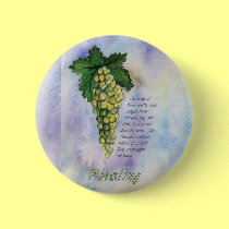 Riesling Wine Grapes Button buttons