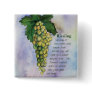 Riesling Wine Grapes Button