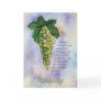 Riesling Wine Grapes Greeting Card