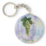 Riesling Wine Grapes Keychain