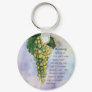 Riesling Wine Grapes Keychain