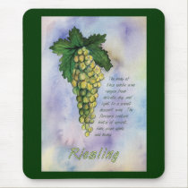 Riesling Wine Grapes Mousepad mousepads