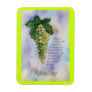 Riesling Wine Grapes Painting Art Magnet