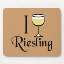 Riesling Wine Lover Gifts Mouse Pads