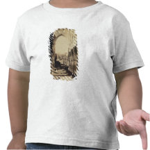 Rievaulx Abbey, North Yorkshire, 1854 (sepia photo T-shirts