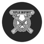 Rife Expert USMC Black Sticker