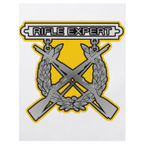 Rifle Expert Badge flyers
