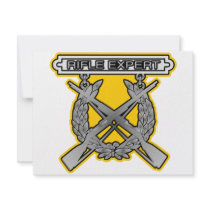 Rifle Expert Badge invitations