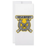 Rifle Expert Badge Custom Rack Card