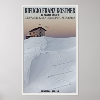 Rifugio Franz Kostner - Südtirol, Italy print
