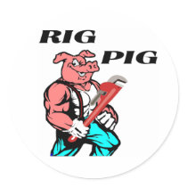Rig Pig stickers by zippyzippy44 Rig Pig stickers