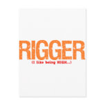 Rigger Job Description Postcards