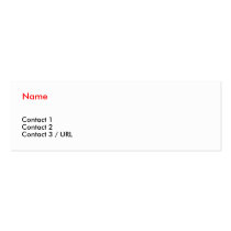 Rigger Personal Calling Card business cards