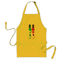 Right and Wrong Apron by 2wheeldigitalworks Right and Wrong Apron