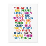 Right Brain, Left Brain Conflict Postcard