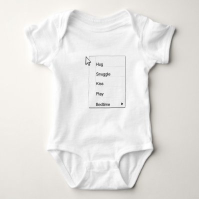 Right click baby t shirt