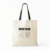 Right Click Tote Bag