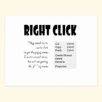 Right Click postcards