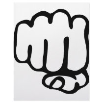 right fist icon letterhead