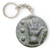 Right Hand Aes Grave Quadrans Keychain