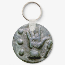Right Hand Aes Grave Quadrans keychains by ShovelTest Right Hand Aes Grave Quadrans keychains
