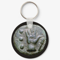 Right Hand Aes Grave Quadrans keychains by ShovelTest Right Hand Aes Grave Quadrans keychains