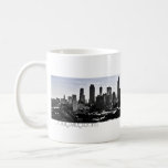 Right-Handed Atlanta Skyline Pano Mug Blue Horizon