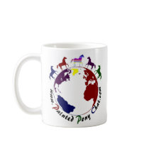 Right Handed Painted Pony Coffee Cup mugs