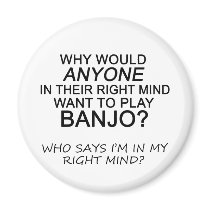Right Mind Banjo magnets