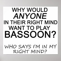 Right Mind Bassoon Print