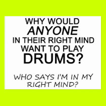 Right Mind Drums postcards