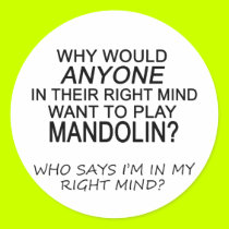 Right Mind Mandolin stickers