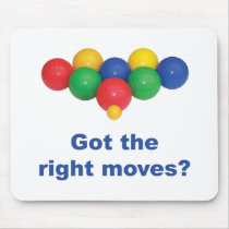Right Moves Bocce Ball Mouse Pad