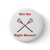 Right Moves Lacrosse Pin