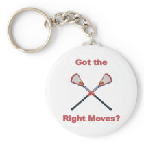 Right Moves Lacrosse Key Chains