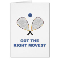 Right Moves Racquetball Card