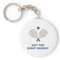 Right Moves Racquetball Key Chain