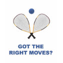 Right Moves Racquetball T Shirts