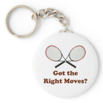 Right Moves Tennis Keychains