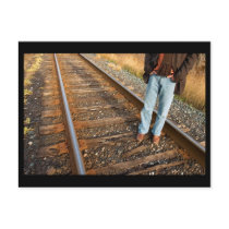 right on track postcards