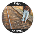 right on track stickers