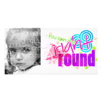 RIGHT ROUND CUSTOMIZED PHOTO CARD