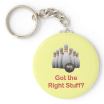 Right Stuff Bowling Keychains