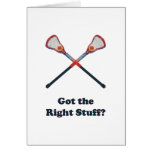 Right Stuff LaCrosse Felicitacion