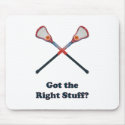 Right Stuff Lacrosse Mouse Pad