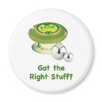 Right Stuff Pinball Refrigerator Magnet