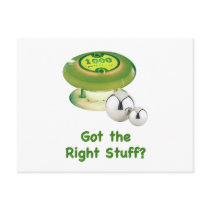 Right Stuff Pinball Postcard