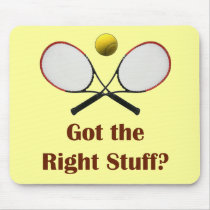 Right Stuff Tennis Mouse Pad