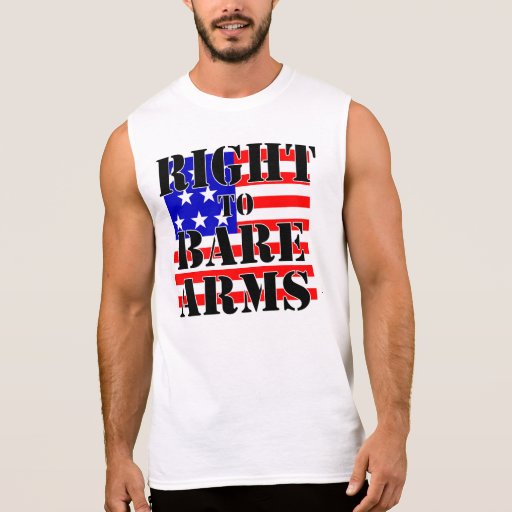 Right To Bare Arms Sleeveless Shirt Zazzle 7725