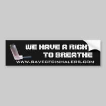Right to Breathe bumper stickers by carlajean42 Right to Breathe bumper stickers